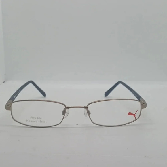NWT MEN'S PUMA EYEGLASS FRAMES PU15338 BROWN - Picture 1 of 4